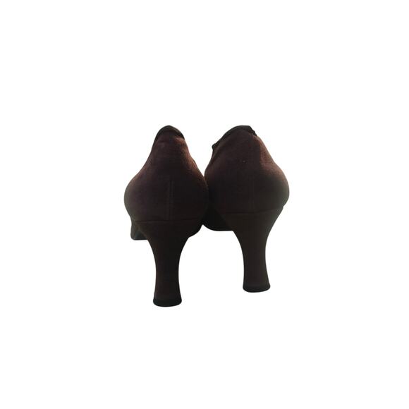 Brown Suede Stuart Weitzman ankle booties sz 9 fits 8.5 - Picture 4 of 8